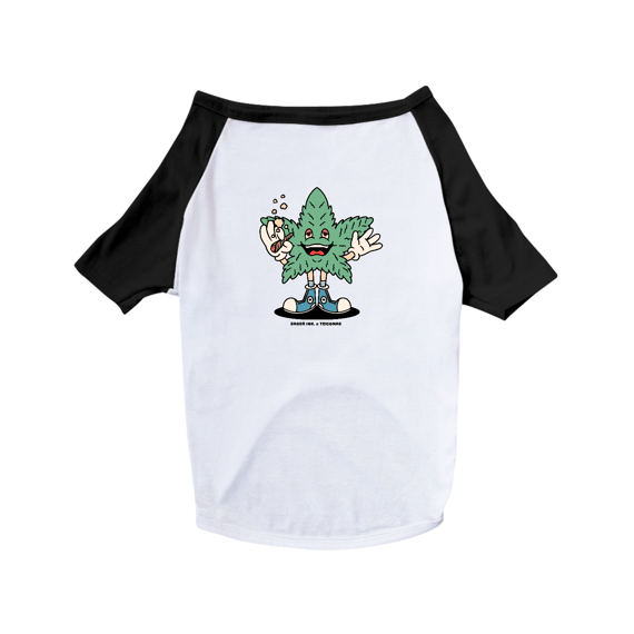 PET T-SHIRT HAPPY GANJA - Baobá Ink. x Tricomas