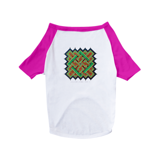Nome do produtoCAMISETA PET RAGLAN MANDALA - MANDALAS DO UNIVERSO X BAOBÁ INK.