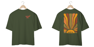 Nome do produtoCamiseta Unissex Oversized Sun Waves