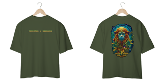 Nome do produtoCamiseta Oversized Unissex Funk Monk Tricoma x Baobaink
