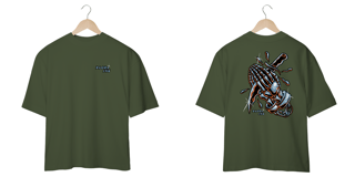 Nome do produtoCamiseta Oversized Unissex Trust is Over!