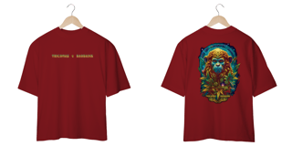 Nome do produtoCamiseta Oversized Unissex Funk Monk Tricoma x Baobaink