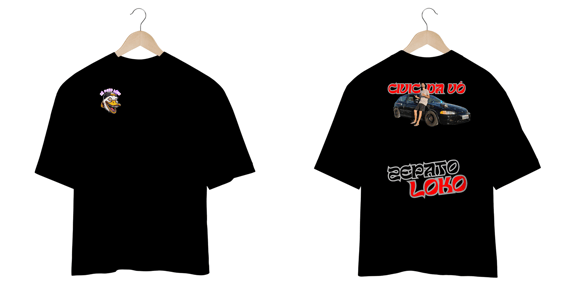 Camiseta Oversized - Civic Da Vó Pato Loko