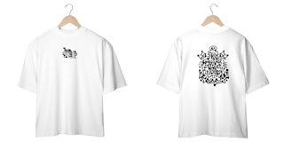 'NÃO PARA DE LUTAR' BRANCA OVERSIZED