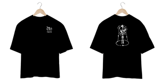 Nome do produto 'BECO POSTE DE LUZ' PRETA OVERSIZED 
