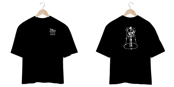 'BECO POSTE DE LUZ' PRETA OVERSIZED 