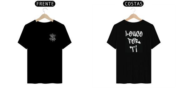 'LOUCO POR TI' PRETA REGULAR