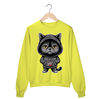 Nome do produto O Gato Enigmático - Moletom Fechado
