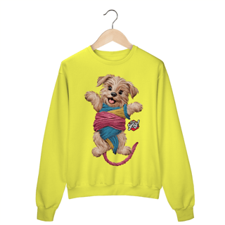 Nome do produto Cachorrinho brincalhão - Moletom Fechado