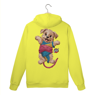 Nome do produto Cachorrinho brincalhão - Moletom Canguru Costas