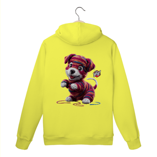 Nome do produto Cachorrinho artístico - Moletom Canguru Costas