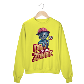 Nome do produto Zumbi descolado - Moletom Fechado