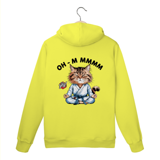 Nome do produto Meditação Felina - Moletom Canguru Costas