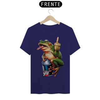 Nome do produto Sapo Rebelde - Camiseta Unissex