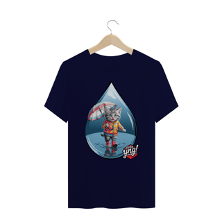 Nome do produto Gatinho na Bolha - Camiseta Plus Size