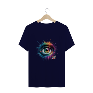 Nome do produto Explosão de Olhar - Camiseta Plus Size