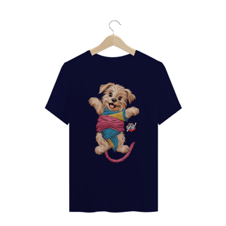 Nome do produto Cachorrinho brincalhão - Camiseta Plus Size