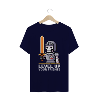 Nome do produto Cavaleiro Esquelético 8 Bits - Camiseta Plus Size