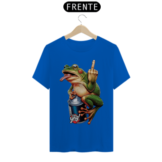 Nome do produto Sapo Rebelde - Camiseta Unissex