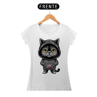Nome do produto O Gato Enigmático - Camiseta Feminina