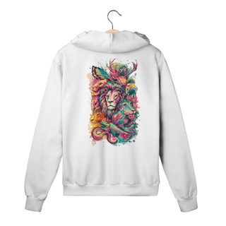 Nome do produto Animais do Abstrato - Moletom com Zíper