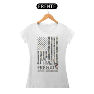 Nome do produto Liberdade Não Tem Preço - Camiseta Feminina