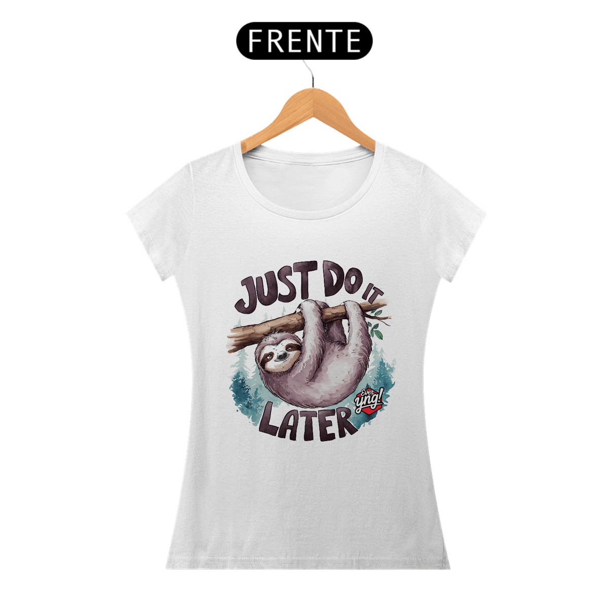 Nome do produto: Apenas Faça Mais Tarde - Camiseta Feminina
