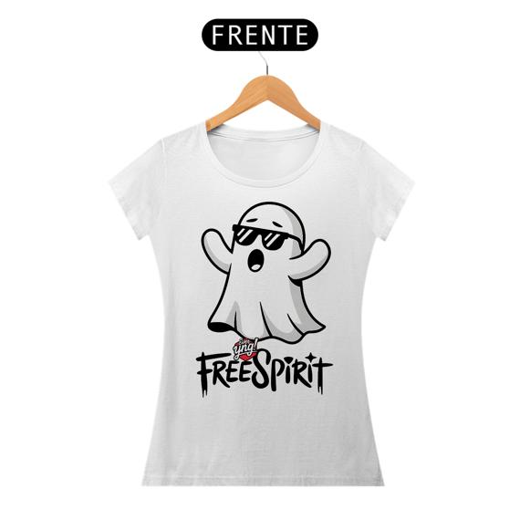Fantasma Estiloso! Camiseta Feminina