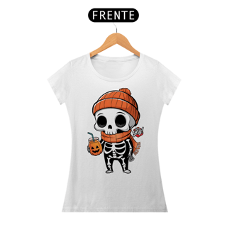 Nome do produto Esqueleto Feliz - Camiseta Feminina