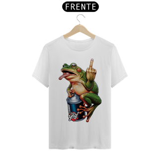 Nome do produto Sapo Rebelde - Camiseta Unissex