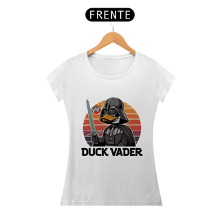 Nome do produto DUCK VADER – O Poder da Força em Versão Pato - Camiseta Feminina