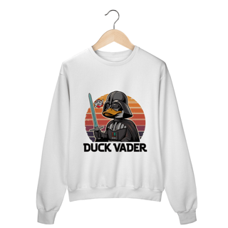 Nome do produto DUCK VADER – O Poder da Força em Versão Pato - Moletom Fechado