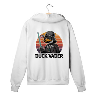 Nome do produto DUCK VADER – O Poder da Força em Versão Pato - Moletom com Zíper
