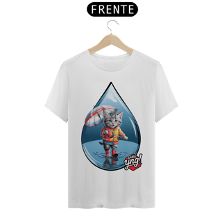 Nome do produto Gatinho na Bolha - Camiseta Unissex