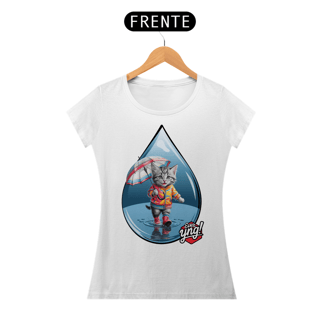 Nome do produto Gatinho na Bolha - Camiseta Feminina