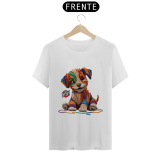 Nome do produto Cachorrinho de Fios - Camiseta Unissex