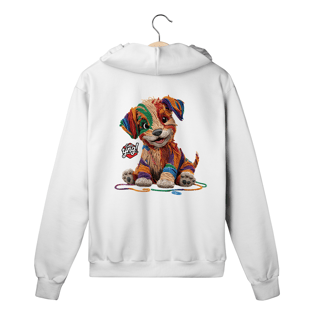 Nome do produto Cachorrinho de Fios - Moletom com Zíper