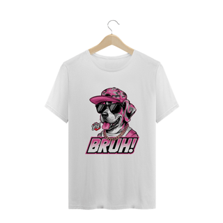 Nome do produto Bruh! Cachorro Estiloso - Camiseta Plus Size