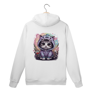 Nome do produto Curiosidade Felina - Moletom Canguru Costas