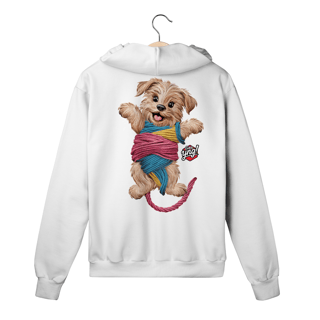 Nome do produto Cachorrinho brincalhão - Moletom com Zíper