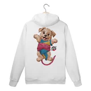 Nome do produto Cachorrinho brincalhão - Moletom Canguru Costas