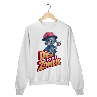 Nome do produto Zumbi descolado - Moletom Fechado