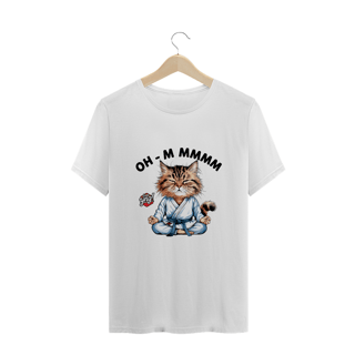 Nome do produto Meditação Felina - Camiseta Plus Size