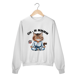 Nome do produto Meditação Felina - Moletom Fechado