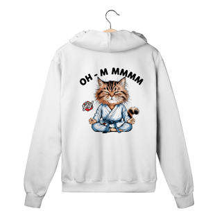 Nome do produto Meditação Felina - Moletom com Zíper