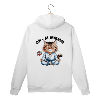 Nome do produto Meditação Felina - Moletom Canguru Costas