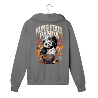 Nome do produto Kung Food Panda - Sátira Divertida e Descolada - Moletom com Zíper