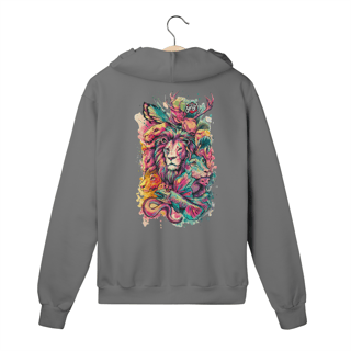 Nome do produto Animais do Abstrato - Moletom com Zíper