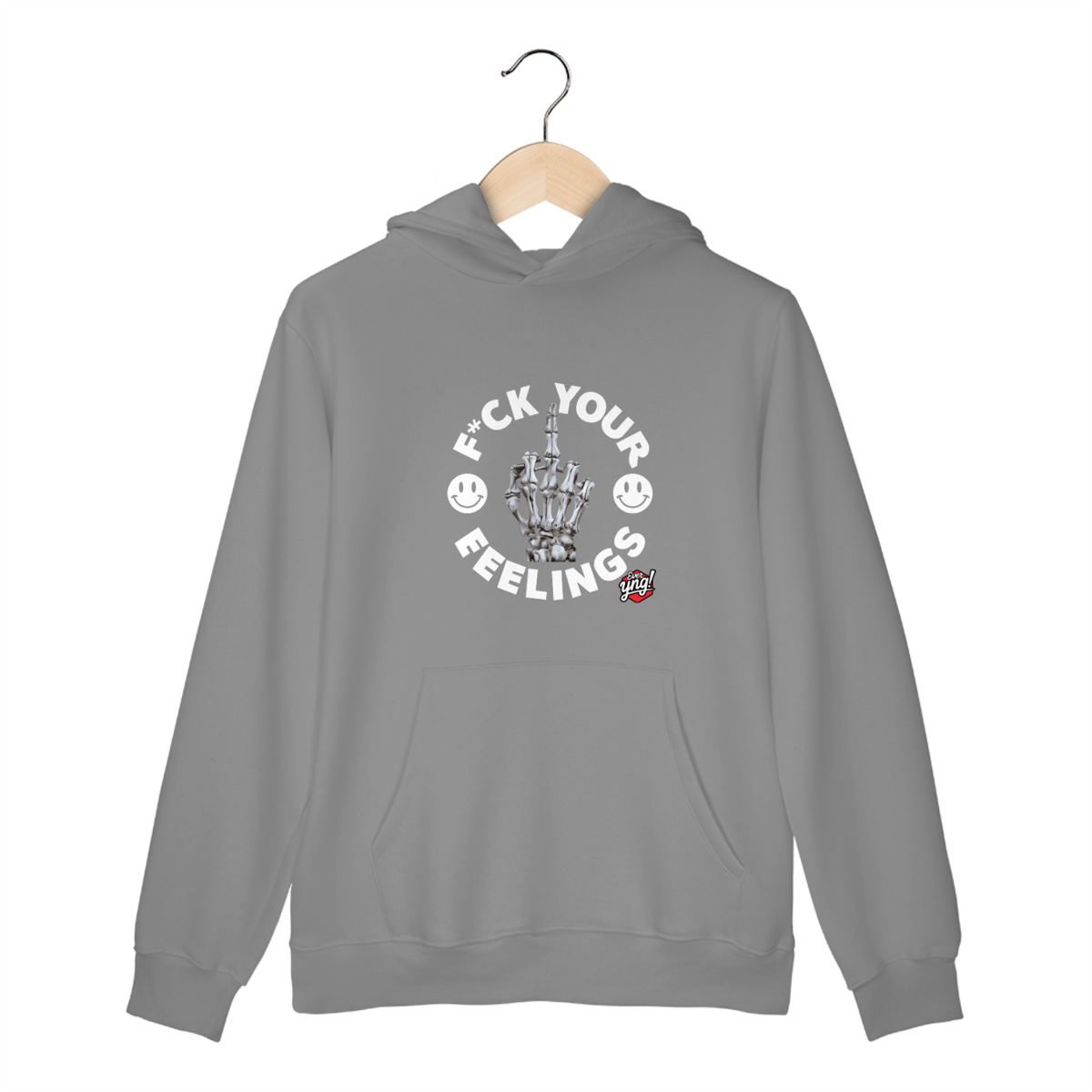 Nome do produto: F*ck suas emoções - Moletom Canguru Frente