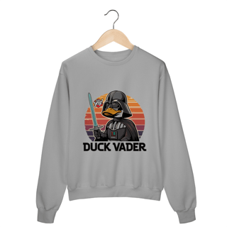 Nome do produto DUCK VADER – O Poder da Força em Versão Pato - Moletom Fechado
